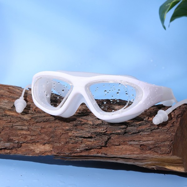 Svømmebriller menn og kvinner stor ramme flat lys dykking go - Perfet grey One Size