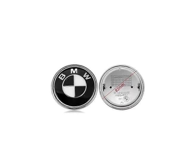 2 stk. emblemer kompatible med Auto 82mm + 74mm, erstatning for panseremblem - Perfekt