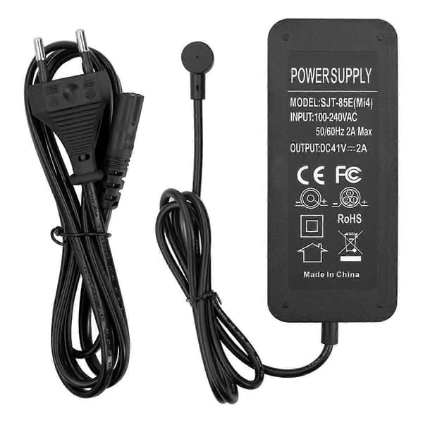 42V 2A Scooterlader Batteriladeradaptere Kompatible med 4/ Elektrisk Scooter 4Pro Elektrisk Scooter Tilbehør EU-plugg-Perfet