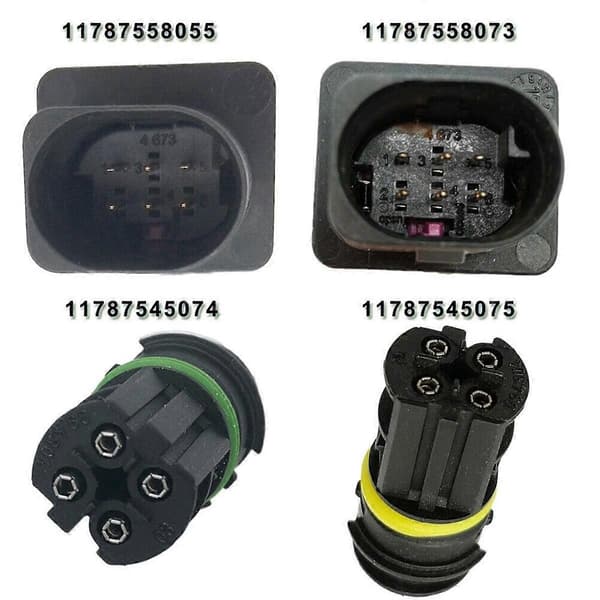 4st Uppströms & Nedströms Syresensor Kompatibel med E83 E90 E91 E92 E93 128I 11787558073,11787558055,11787545075-Perfet