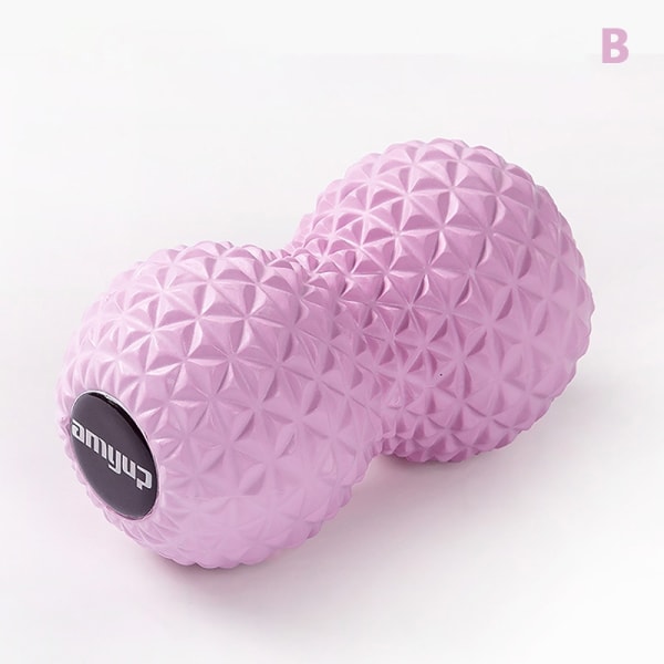 högkvalitativ jordnötsmassageboll EVA Roller Lacrosse Ball Yoga - Perfet pink