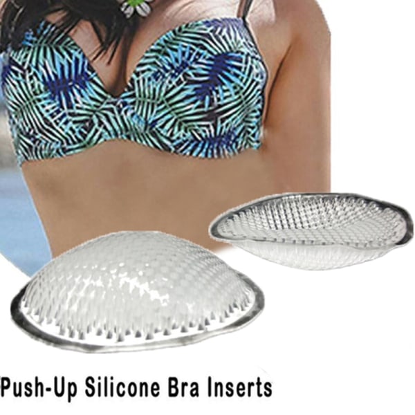 1Par Rund Push-up Breast Pad Silikon BH Insert Bikini BH - Perfet Thin