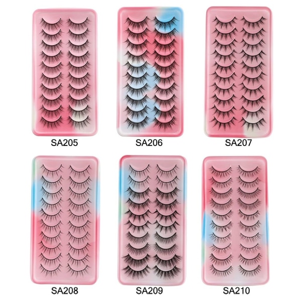 10 Par Manga Lashes Cosplay Lashes - Perfet