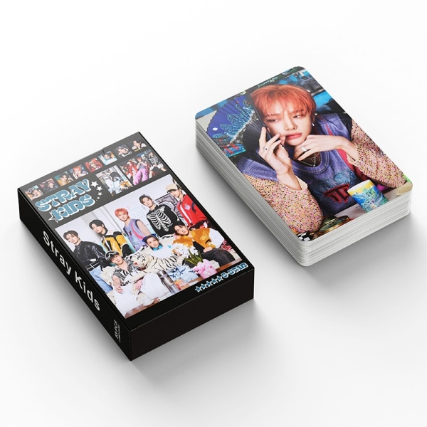 Kpop Idol Stray Kids New Album Lomo Card Photo Card Straykids - Perfet Multicolor