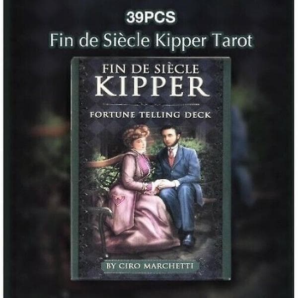 Fin de Siècle Kipper: Tarotkortstokk Engelsk Versjon Divinasjon Okkult Oracle-WELLNGS