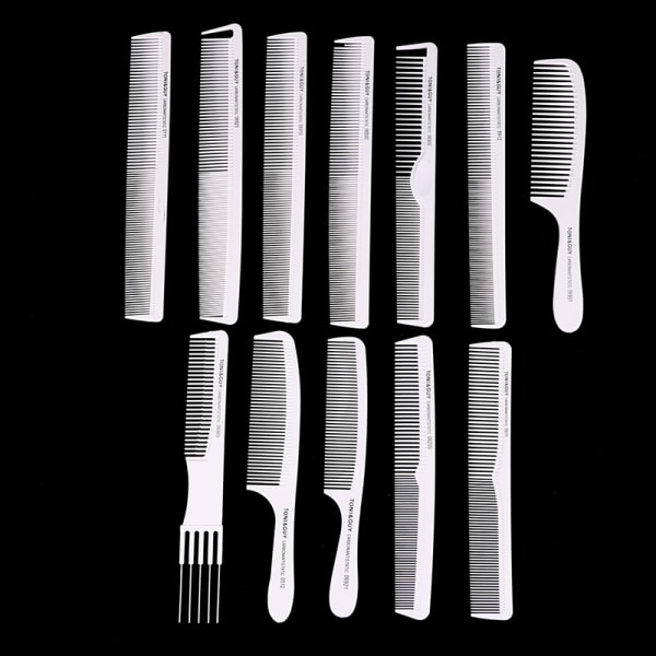 1 STK Professional Hair Comb Antistatic Carbon Fiber Frisør - Perfet A1