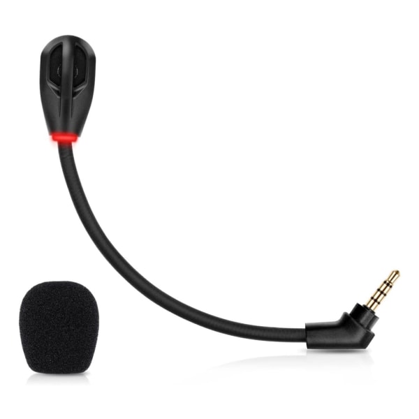 Udskift Game Mic 3,5 mm mikrofon til Kingston HyperX Cloud Flight / Flight S Gaming Headset Tilbehør Sort 15 cm Mic- Perfet