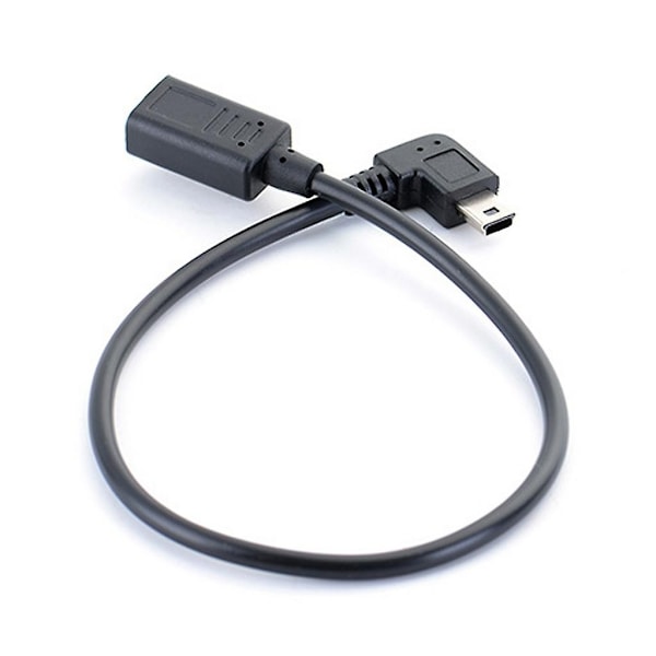 USB-C til Mini USB-kabel Rask Dataoverføring Ladekonverter for Musikkspiller GPS Kamera-Perfekt