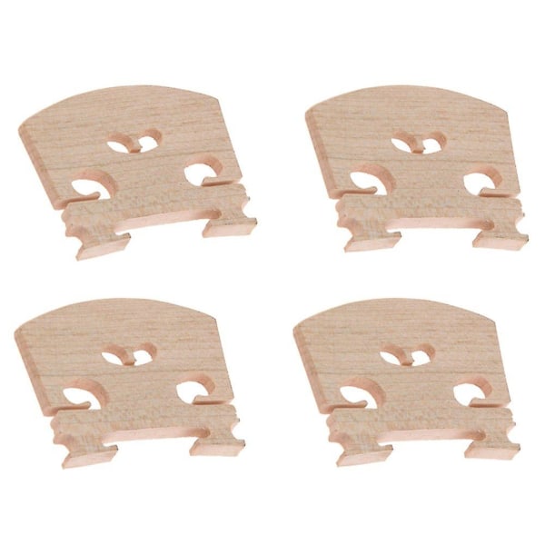 Fiolindeler Fiolinbro-5 stk-4/4 Maple Bridge Fiolindeler, 4 deler - Perfet