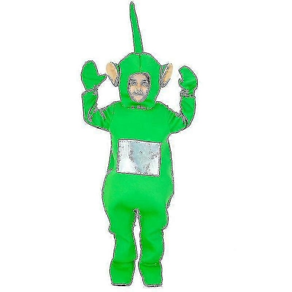 Teletapit Puku Lapsille Hauska Tipsu Po Laa Tinky Winky Haalari Joulu Syntymäpäiväjuhlat Halloween Puku - Täydellinen Dipsy Teletubbies Kids 145cm*Teletubbies