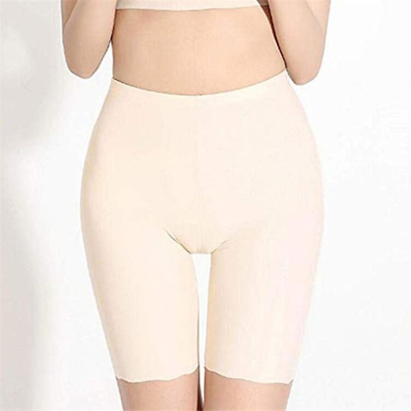 Dame Elastisk Sikkerhet Under Shorts Leggings Bukser Anti Chafing Undertøy Pustende - Perfet XL Beige