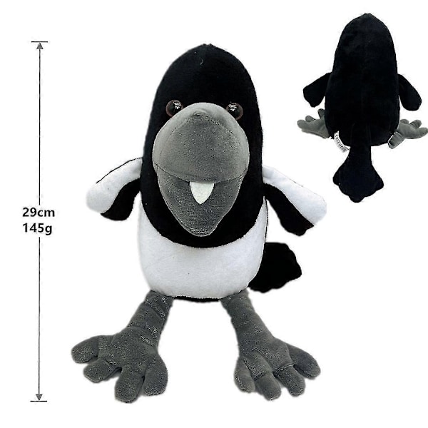 Wow English Steve ja Maggie pehmolelu Lasten täytetyt eläimet lelu Varis käsinuket - Täydellinen Doll