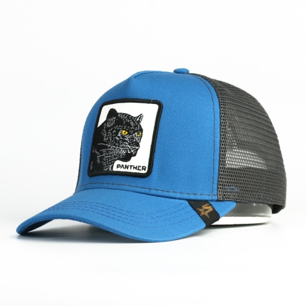 Musta Panther Mesh Cap Baseball Cap Trucker Cap Väri Sininen/G