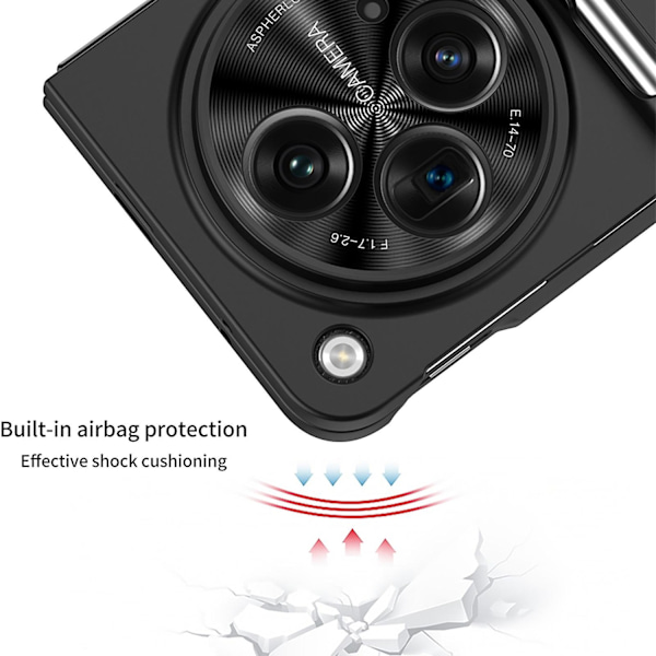 GKK Ultratunn med Pennhållare Kompatibel med OPPO Find N3 / OnePlus Open-Perfet Black
