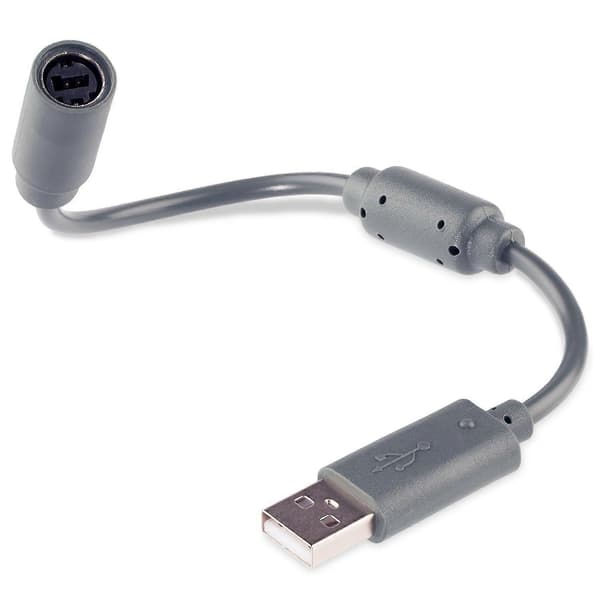 Fosmon Erstatningsdongle Kompatibel med Microsoft Xbox 360 Kablede Controllere - Perfekt