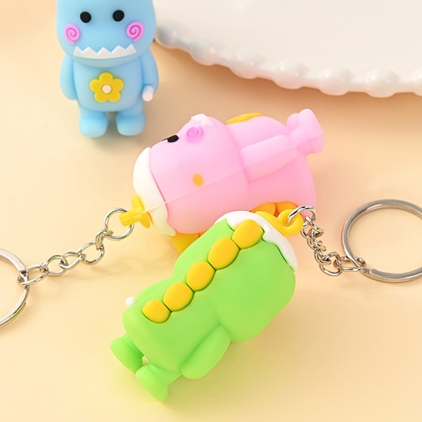 Creative Animal Cartoon Key Ring Key Holder Bilnøkler Bag Acce - Perfet A4