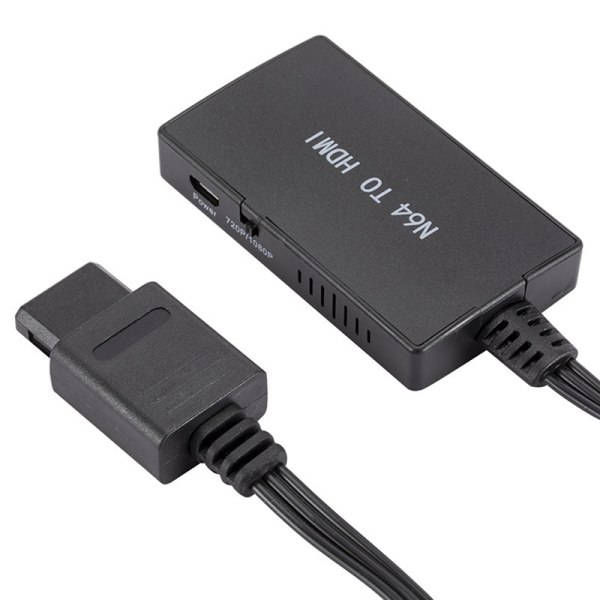 HDMI konverter HD Link kabel N64 til HDMI TV Plug and Play - Perfet Black