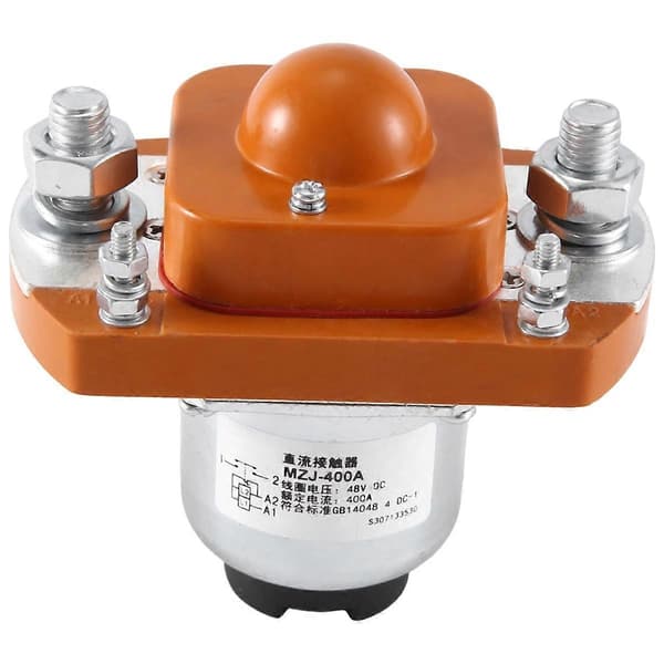48V 400A Kontaktor Solenoid MZJ-400A Kompatibel med Kraftig Golfvogn - Perfekt