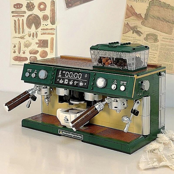 Klassisk Kreativ Kaffe Maskine Mini Diamant Model Byggeklodser MOC Mini Kaffe-Maskine Klodser Legetøj til Børn Voksne Gaver-Perfekt 01053(715pcs)