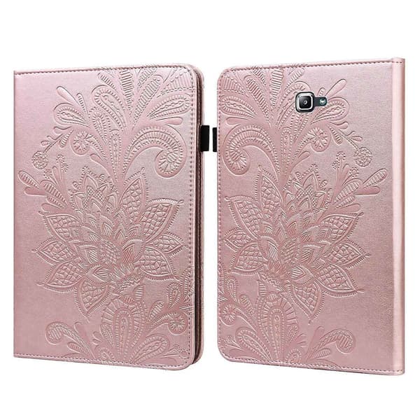 til Samsung Galaxy Tab A A6 10.1 tommer 2016 Læder Etui - Perfet Rose Gold