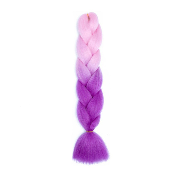 2" Dip Dye Rainbow Jumbo Braids fläta Syntetisk hårförlängning - Perfet 4
