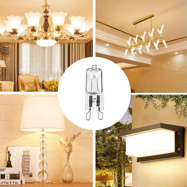 G9 Pære 33W Dimbar Varmhvit, G9 Halogen For Ovn 10 stk - Perfet