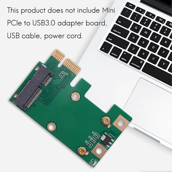 PCIE - Mini PCIE -sovitinkortti, tehokas, kevyt ja kannettava Mini PCIE - USB3.0 -sovitin Car-Perfet