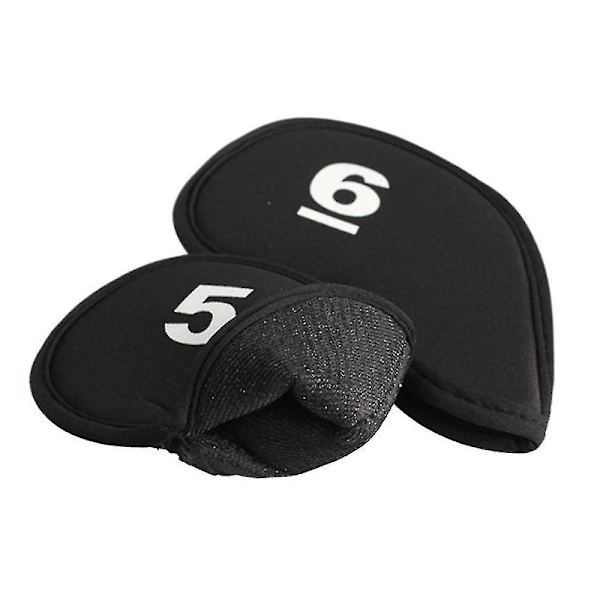 10 st Återanvändbar Golfklubba Iron Head Cover Case Protector Case - Perfet