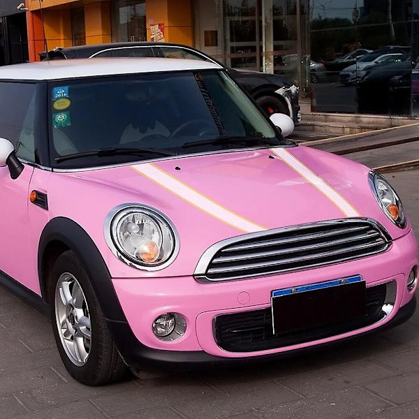 Dekaler för bilens inredning, motorhuv, huv, ränder, dekaler, dekoration för Mini Cooper S JCW R55 R56 R60 R61 F54 F55 F56 F60 Countryman Tillbehör Black Gray