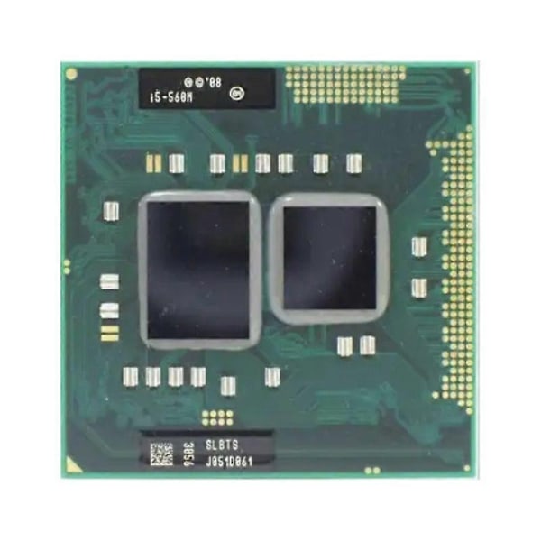 Processor i5-560M SLBTS SLBTT 2 kärnor 4 trådar BGA1288, PGA988 Mobil CPU - Perfekt