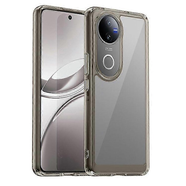 Kompatibel med vivo V50 5G Skal TPU + Akryl Skyddande Transparent Mobilskal - Perfekt Transparent Grey