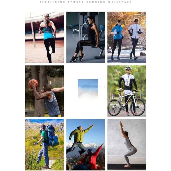 löparbälte för mobiltelefon sportbälte, fitness - Perfet