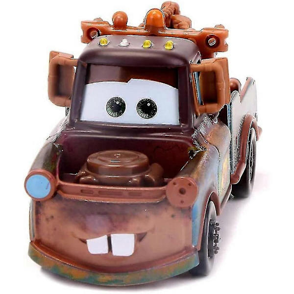 Bilar 2-figurer Lightning McQueen och hans vänner Metallgjutna leksaksbilar Modell för barn Pojkar födelsedagspresenter-Perfekt Mater