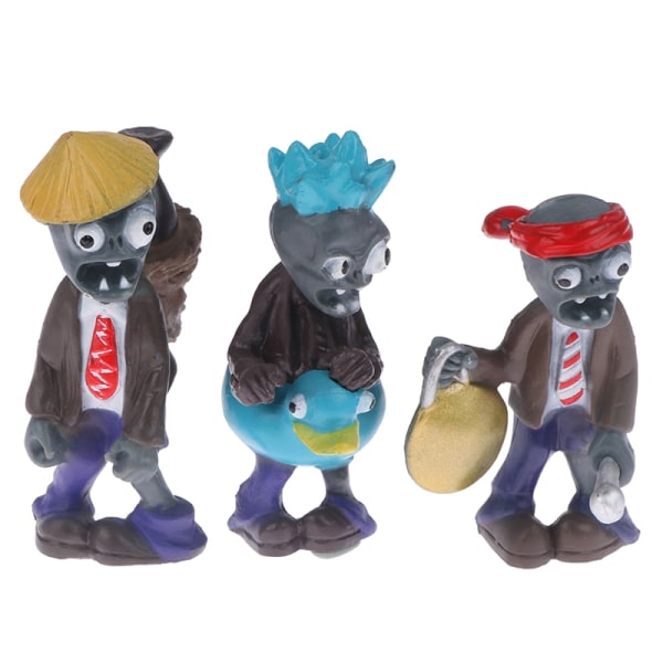 1Set s vs Zombies Anime Figuurit Pöytäkonemalli Cake Toppers Doll - Perfet