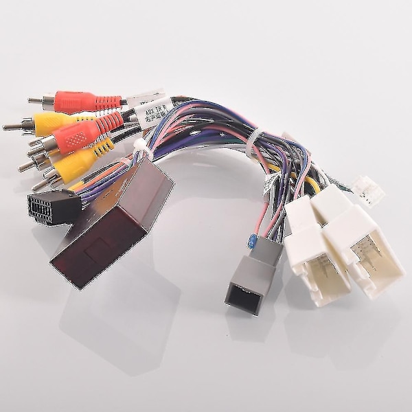 Bilradio Stereo Ledningsnett Adapterkabel Android 16-pin for Mitsubishi Pajero (14-20) Outlander (14-20) - Perfekt with Canbus