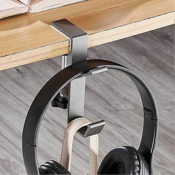Peis Krans Strømpeholder Justerbar Mantelholder for Krans til Stue - Perfekt Black 4 Pack