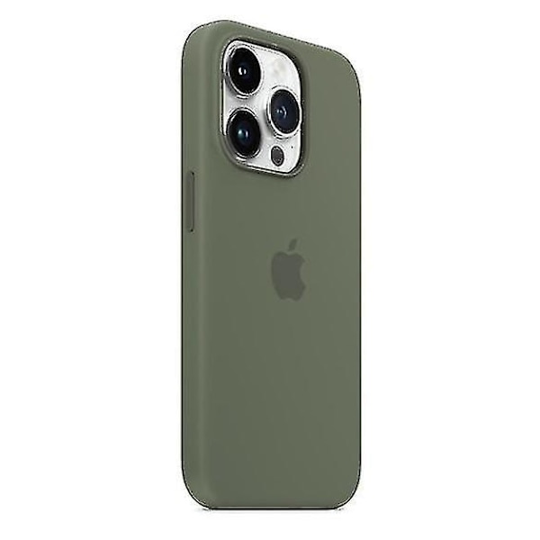 Silikonskal Kompatibelt med Iphone 14pro-Perfekt Olive