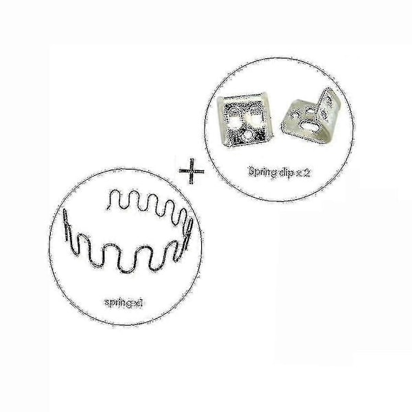 Udskiftningssofafjedre med klips, 40 cm 45 cm 50 cm 55 cm 60 cm - Perfet 75cm