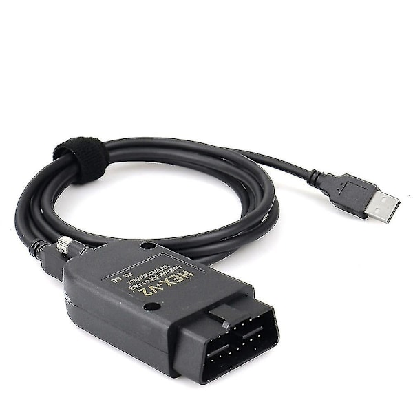 Vag Com 22.3.1 Obd2 Scanner Hex V2 Vagcom Autodiagnostiskt Verktyg Obd Usb Wi. Hex V2 Vag Usb V22.9 V22-Perfet NEZ Danish