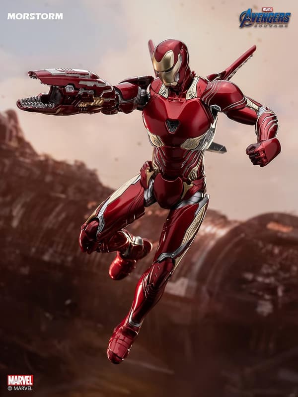 MORSTORM Iron Man MK50 Plastmodelbyggesæt-WELLNGS
