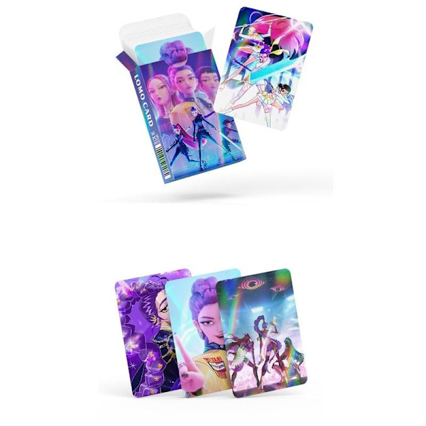 30 K-Pop: Devil Hunter flashcards med dobbeltsidede HD-billeder - Perfekt ONESIZE