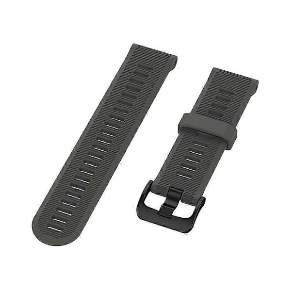 Til Garmin Forerunner 945 silikone rem - Perfekt Gray