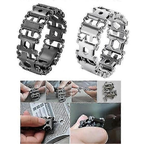 Multifunksjons verktøy armbånd - Perfekt Black