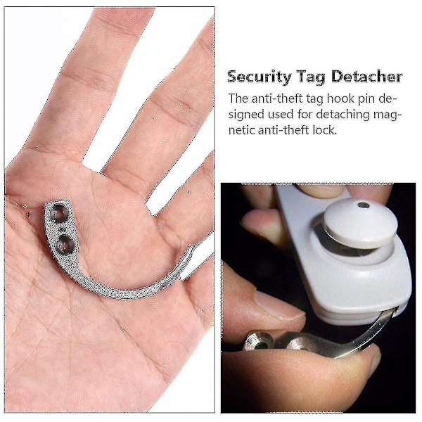 3 stk. Magnetiske Kroge Alarm Nøglekrog Afmonterer Magnetisk Fjernelsesværktøj Mini Krog Afmonterer Tag Krog Pin Åbner Nøgle-Perfekt