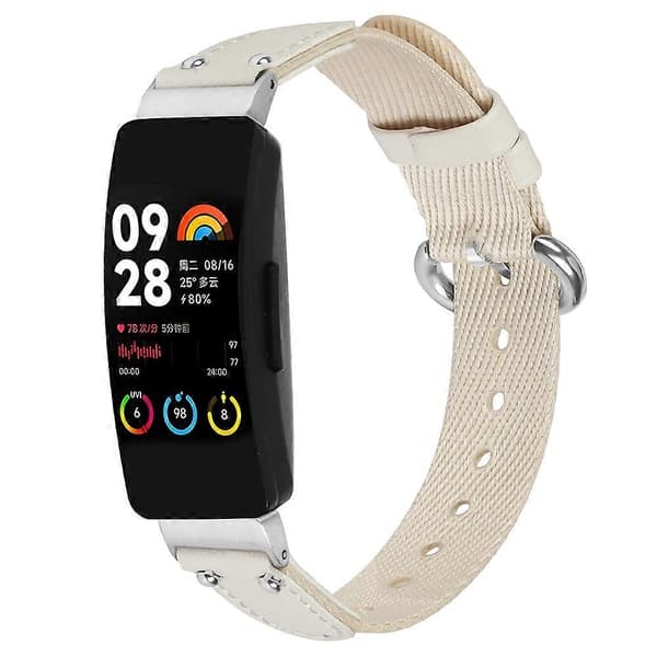 Typ B Kompatibel med Fitbit Inspire 2 Nylonflätat Klockarmband Justerbart Ersättningsarmband - Perfekt Style E