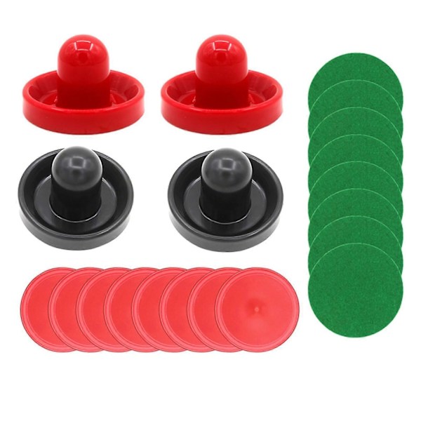 1 Set Mini Air Hockey Pushers och Air Hockey Puckar, Air Hockey Paddlar Slider Pusher Målvakter Ersättning för Air Hockey Bord - Perfekt Style C