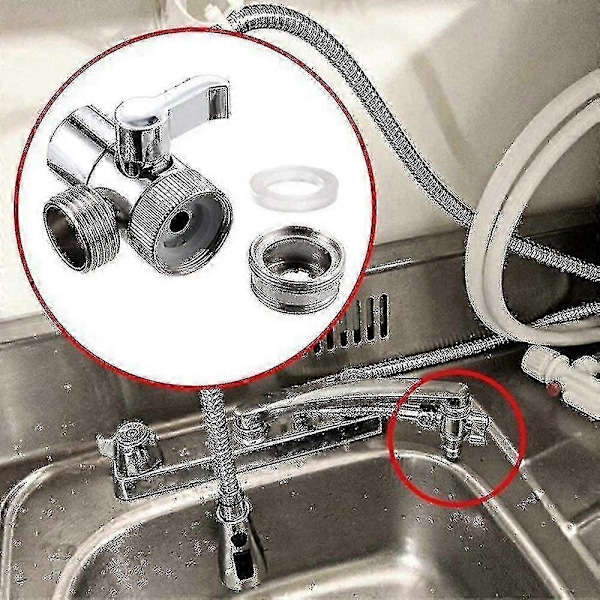 Kranadapter Vask Splitter Avleder Ventil Vannkran Kobling-Perfet