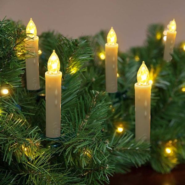 Window Candle, 10-pack varmvitt batteridrivet vattentätt - Perfet