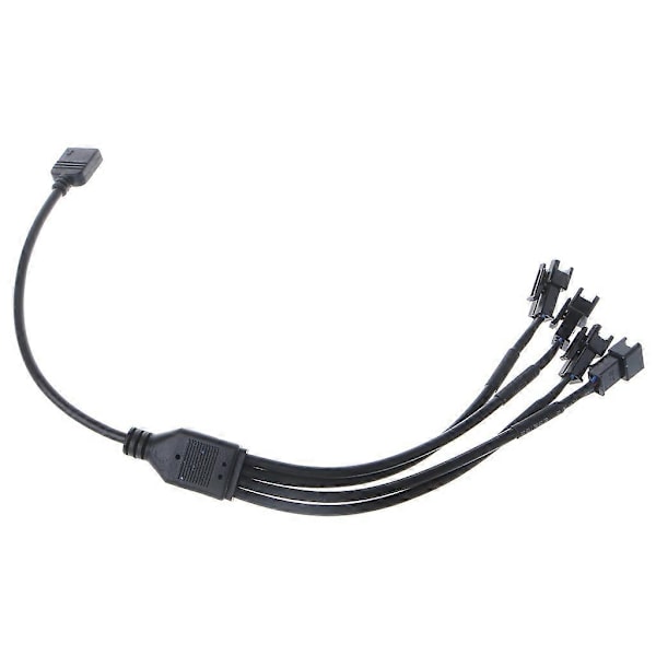PC Bundkort 5V 3-polet 12V 4-polet til AURA RGB Fan Stik Multi-Connector Kabel - Perfet Female head One part two