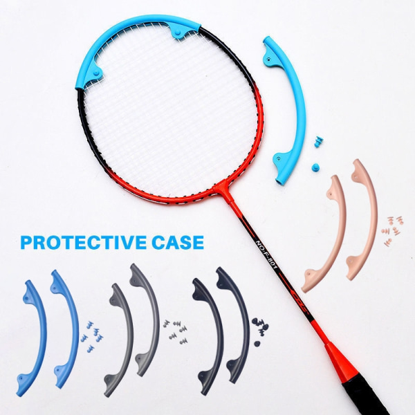 Rackethodebeskyttelse Badmintonracket Wire Frame Protective S - Perfet Gray